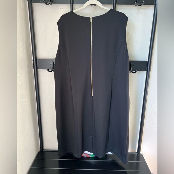 Calvin Klein sheath scuba abstract dress Plus size 18 - Picture 3 of 16